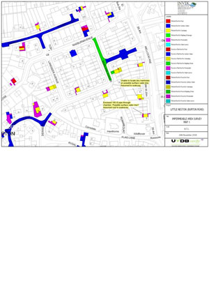 Impermeable area surveys